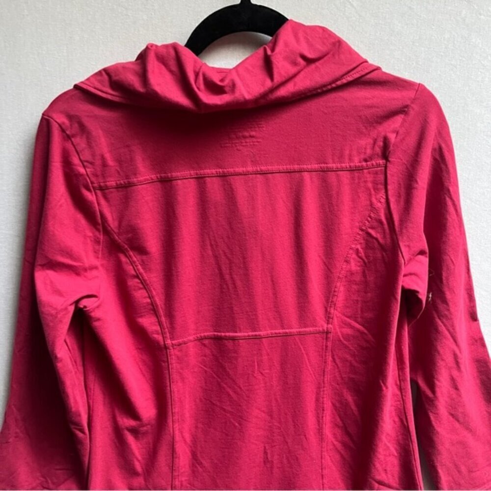 Neon Buddha Pink Cotton Cowl Collar Button Jacket Women's Size XS - Picture 5 of 8